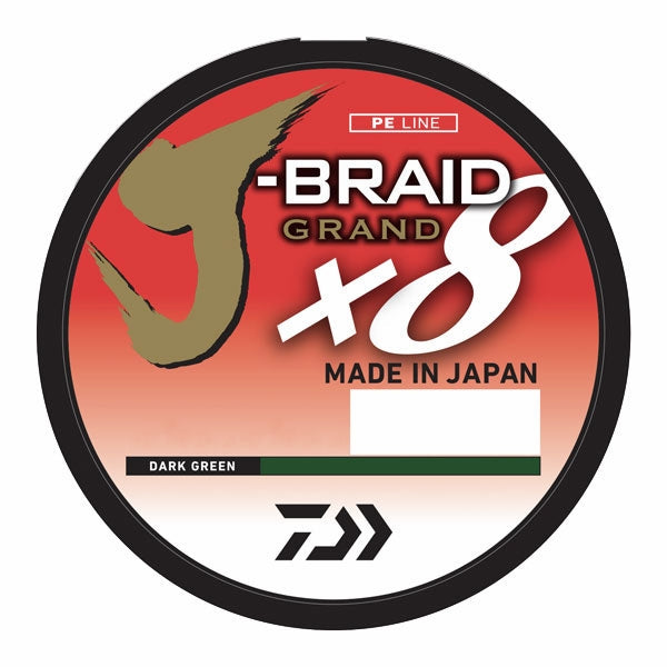 Daiwa J-Braid Grand Bulk Spool - Dark Green - 30lb
