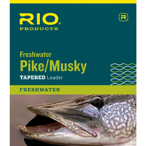 RIO Pike/Musky Stainless Steel Wire Tapered Leader - Silver