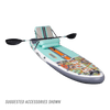 Bote Breeze Aero Native Floral Jaws Inflatable Paddle Board