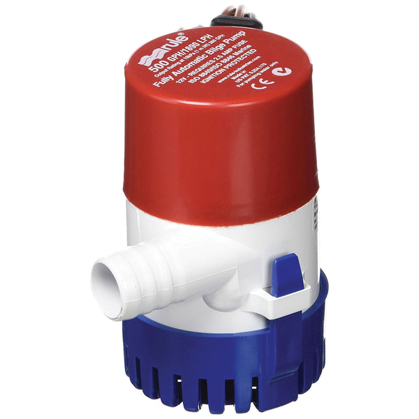 Rule 0.016HP Submersible 12-Volt Automatic Bilge Pump