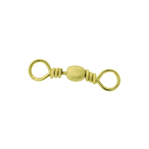Barrel Swivel Sz14 Brass 8PK