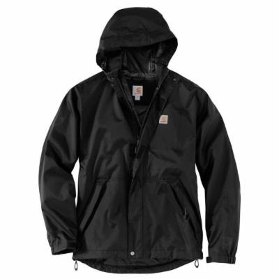 Carhartt Men'S Large Black Nylon Dry Harbor Jacket