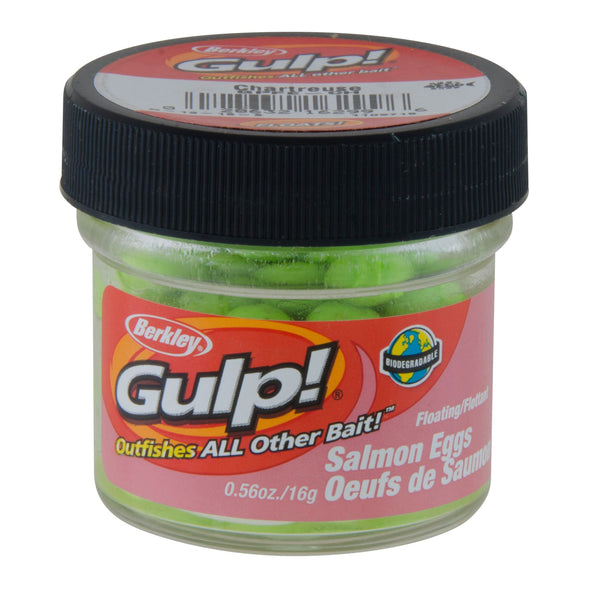 Berkley Gulp! Floating Salmon Eggs, Green - Holiday Gift