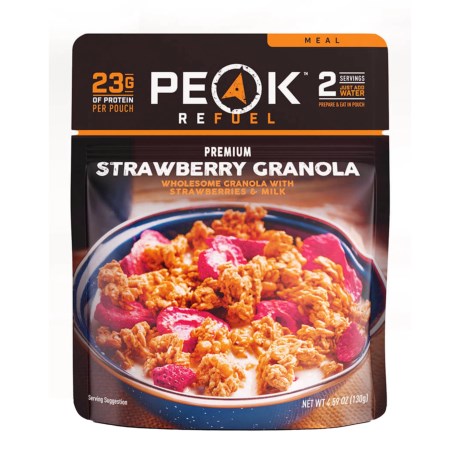 Peak Refuel Strawberries and Granola - Pouch