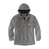 Carhartt Men's Rain Defender Relaxed Fit Heavyweight Shirt Jac Full Zip Hoodie