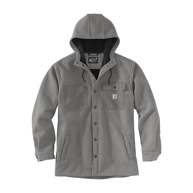 Carhartt Men's Rain Defender Relaxed Fit Heavyweight Shirt Jac Full Zip Hoodie