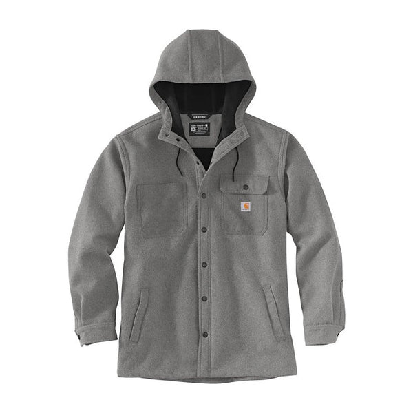 Carhartt Men's Rain Defender Relaxed Fit Heavyweight Shirt Jac Full Zip Hoodie