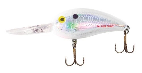 Bomber BD7F Fat Free Shad 5/8oz Pearl White Crankbait Fishing Lure