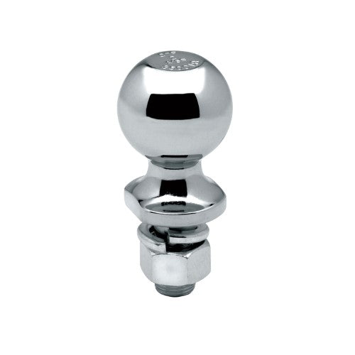 Reese Packaged Class II Hitch Ball, Chrome - 2 in. Ball X 3/4 in. X 2-3/8 in., 3,500 Lbs.