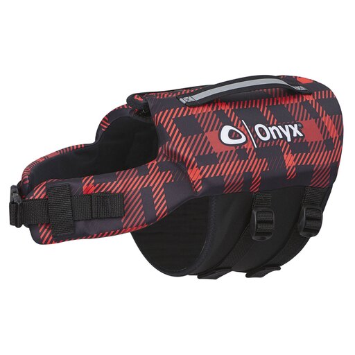 Neoprene Pet Vest Red Plaid XSmall