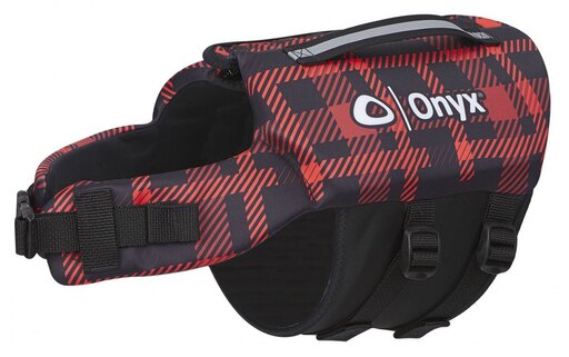 Onyx 3005.7282 Neoprene Pet Vest, Plaid - Large