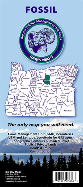 Big Sky Maps Fossil Gmu Map