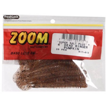 Zoom 4 Dead Ringer Worms 20-Pack Pumpkin - Frsh Wtr Soft Plastic at Academy Sports