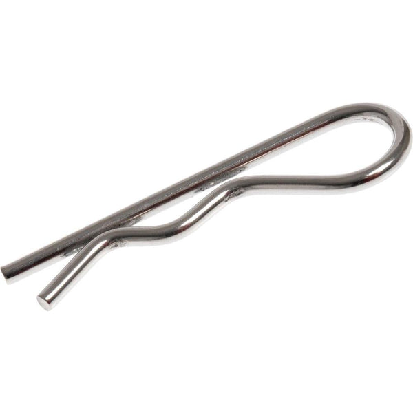Hillman 0.125 in. X 2-9/16 in. Stainless Steel Hitch Pin Clip (10-Pack), Metallics