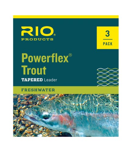 RIO Powerflex 7.5 Ft. Trout Leader  - 3 Pack, 5X - Holiday Gift
