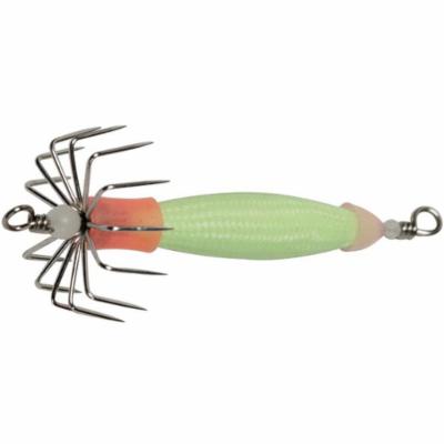 Beau Mac Squid Jig - 3/5 Oz. - Natural Glow with Pink