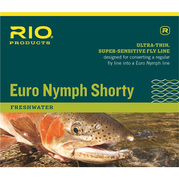 RIO Products Euro Nymph Shorty Fly Line, Olive/Orange - Holiday Gift