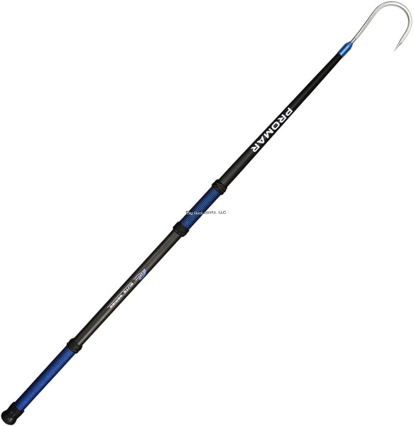 Elite Series Carbon Fiber Gaff 4Ft, 3 Hook 316 Stainless Steel, Floating