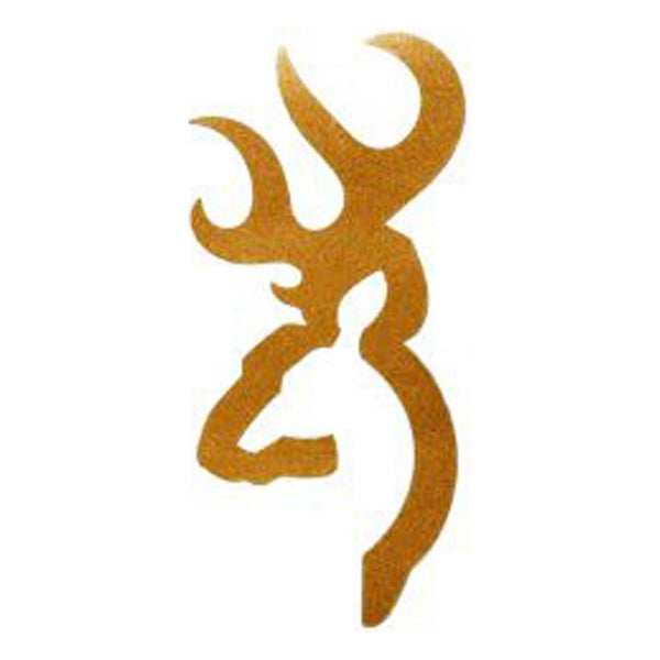 Browning 6" Flat Buckmark Decals Reflective Amber 3922070642