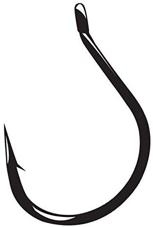 Gamakatsu Finesse Wide Gap Hook, Size 6/0, Needle Point, Ringed Eye, NS Black