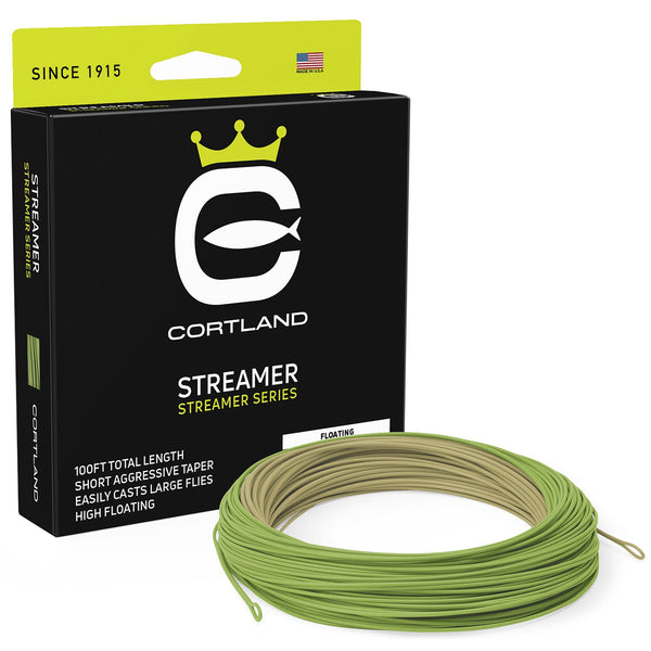 Cortland Streamer Series Fly Line - Floating  Olive/Green