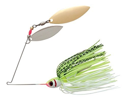 BOOYAH 1/2 Oz Double-Willow Blade Spinnerbait Chartreuse - Frsh Water Wire Baits at Academy Sports