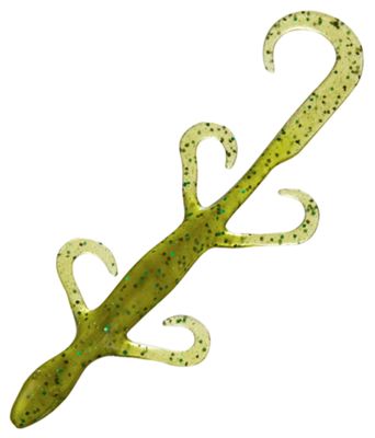 Zoom Lizard Bait - 5in - Chartreuse Pepper