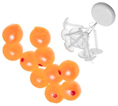 BNR Tackle Soft Beads - 16mm - Creamsicle Stinkeye