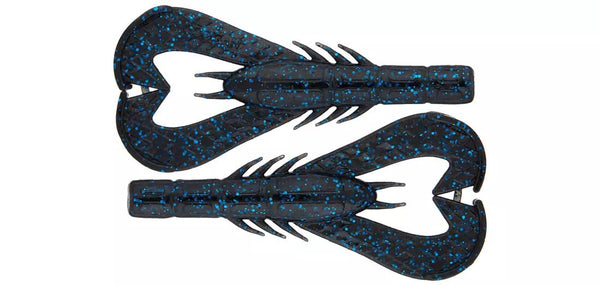 Googan Baits Krackin' Kraw Jr. Soft Bait, Black/Blue - Holiday Gift