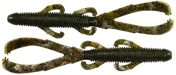 Googan Baits Trench Hawg 4.65 In. Watermelon Red Fl 9 Pack