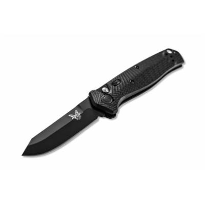 Benchmade Autocrat Automatic Folding Knife 3.3In Coated Reverse Tanto G10 Black Handle 8551Bk