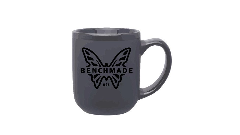Benchmade Ceramic Coffee Mug Matte Black With Logo