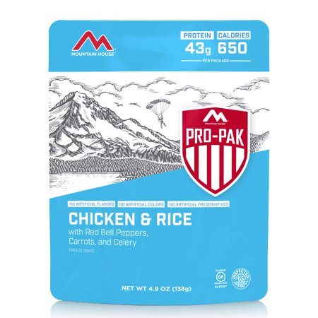 Mountain House Pro Pak Chicken & Rice Gluten Free Freeze Dried Food SKU - 613069