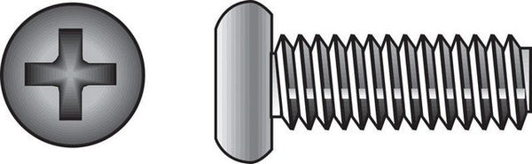 Hillman No. 1/4-20 X 2-1/2 in. L Phillips Pan Head Stainless Steel Machine Screws 50 Pk