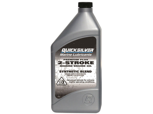 QuickSilver 1 Quart Premium Plus 2-Stroke Marine Engine Oil