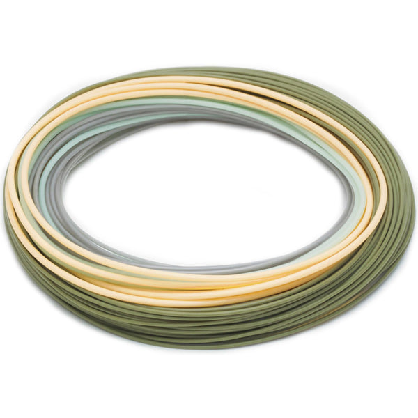 RIO Elite Single-Handed Spey Fly Line - Gray/Glacial/Peach/Camo - 90' - 7