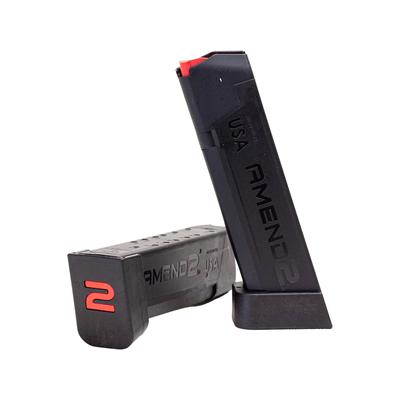 Amend2 A2-17 Magazine Glock 17 9Mm Luger Polymer Black