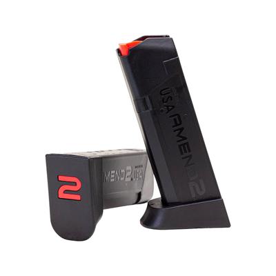 Amend2 A2-19 For Glock® 19 9Mm Luger Handgun Magazine - A2-19 For Glock 19 9Mm Luger 10 Round Magazine Black