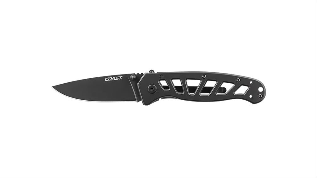 Coast Fdx302 Double-Lock Folding Knife With 3-Position Pocket Clip (Clamshell Packaging)