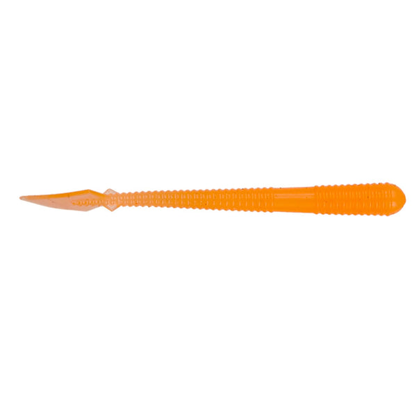 2.5  Freaky Frank S Worm  Buffalo Fork Orange (10 Pack)