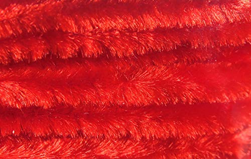 Hareline Carded Chenille Large Red