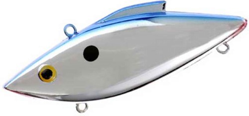 Bill Lewis Rat-L-Trap Mini-Trap (MT) 1/4oz 25B CHROME/BLUE BACK - MT 25B CHROME/BLUE BACK