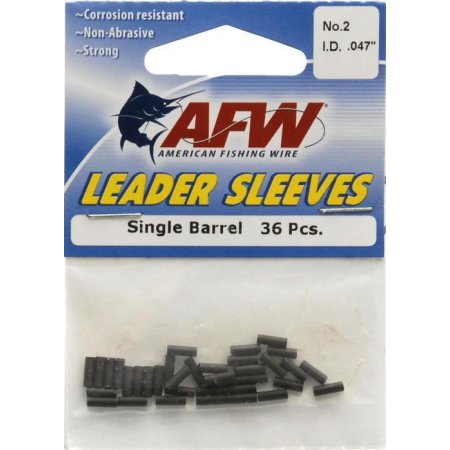 American Fishing Wear Leader Sleeve, Size #2, Black - Holiday Gift