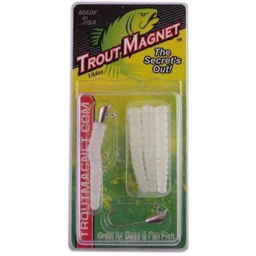 Leland Trout Magnet Replacement Jig Heads - 9 Piece Pack, Glow in the Dark - Holiday Gift