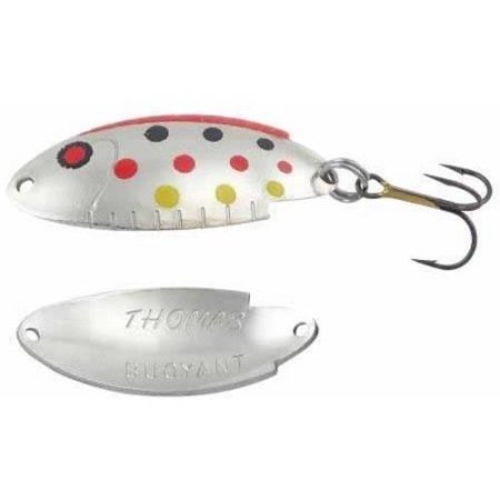Thomas Lures Buoyant Minnow Spoon, Nickel - Holiday Gift
