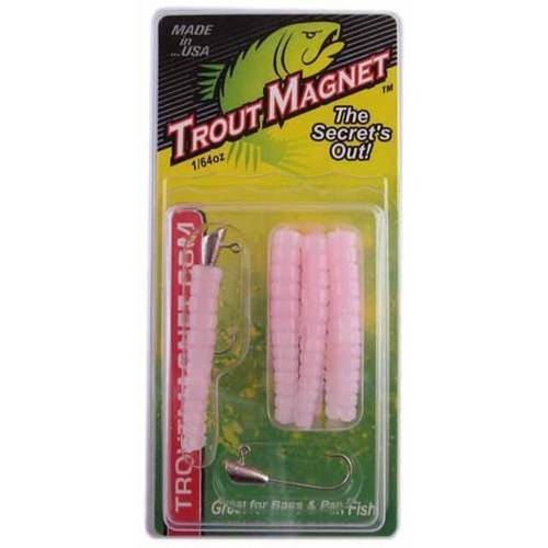 Leland Trout Magnet Replacement Jig Heads - 9 Piece Pack, Bubble Gum - Holiday Gift