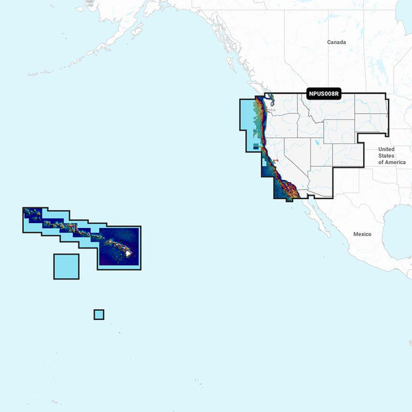 010-C1371-40 Platinum Plus NPUS008R U.S. West Fishing Map