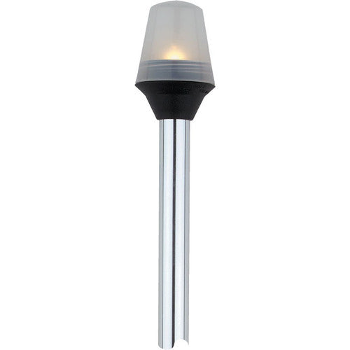 Attwood Frosted Globe All-Around Pole Light W/2-Pin Locking Collar Pole - 12V - 42''