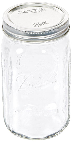 Ball Wide Mouth Quart Glass Mason Jars