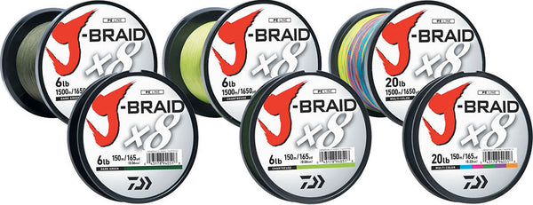Daiwa J-Braid Chartreuse Line Bulk - 3000m - 80#